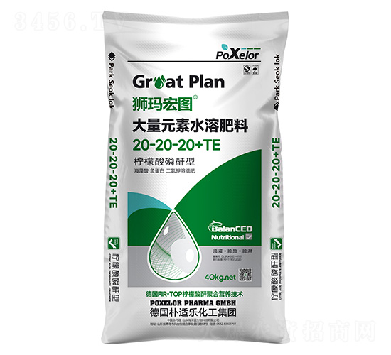 40kg����Ԫ��ˮ�ܷ���20-20-20+TE-�{����D-�����{